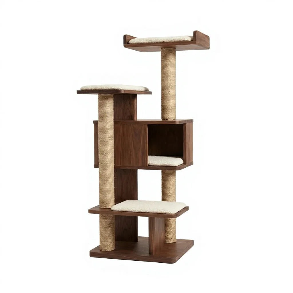 GENTLY GIANT | Multi-Level Luxury Cat Tower for Large Breeds