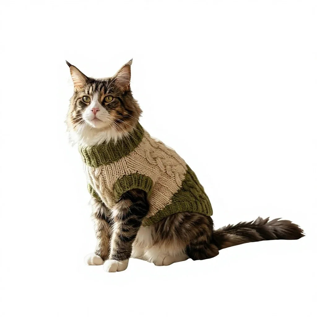 Premium Knitted Maine Coon Sweater