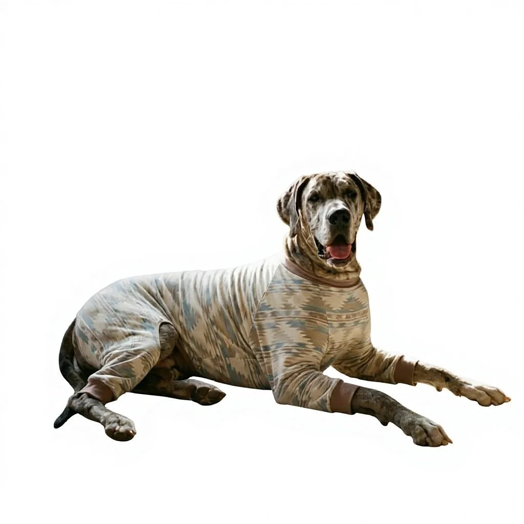 GENTLY GIANT | Premium Cotton Full-Body Shedding-Control Pajamas