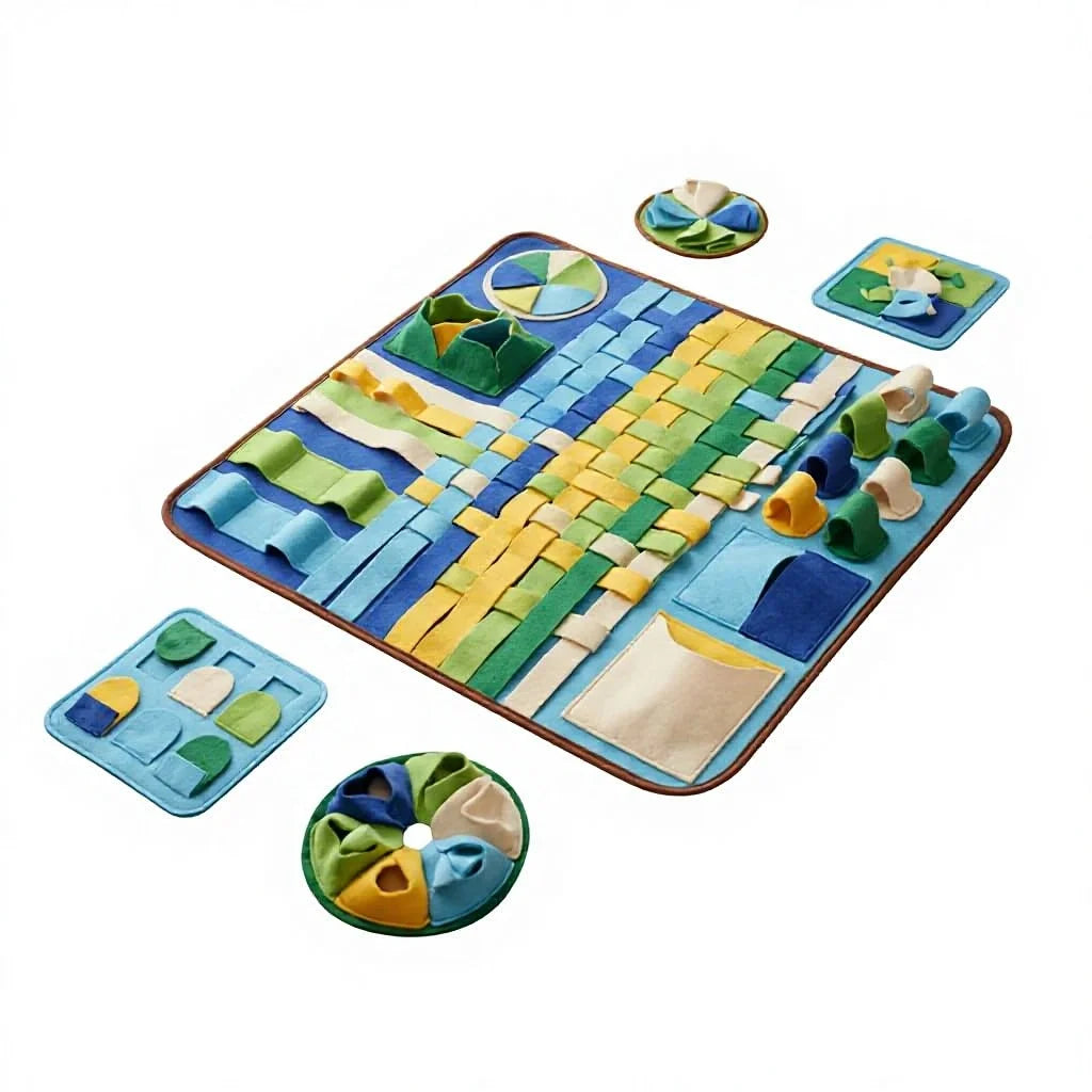 GENTLY GIANT | Interactive Giant Felt Snuffle Mat (70x70cm)